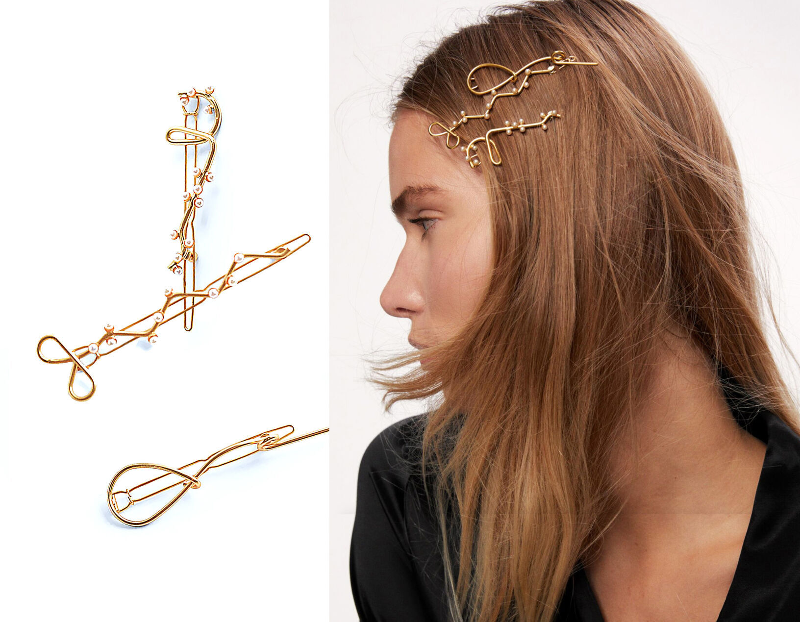 Zara Pearl Hair Clips